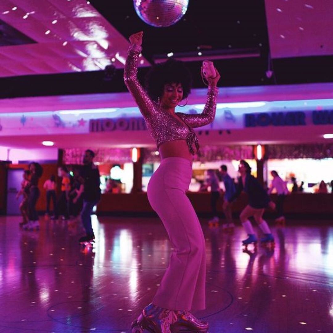 Roller rink at The Playground